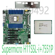 AMD EPYC™ Supermicro H11SSL-i + 7551P 32cores 64threads 2.0 GHz motherboard+ CPU picture