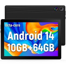 Anmecs Tablet 10.1 inch Android 14 with 10GB RAM 64GB ROM Bluetooth Dual Camera picture