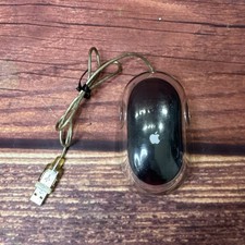 Genuine Apple Macintosh Pro Mouse M5769 Black Clear USB Wired Optical picture
