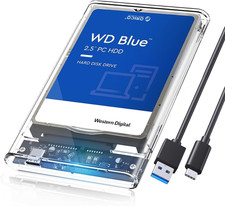 2.5 Inch Hard Drive Enclosure SATA to USB C 3.1 Gen1 5Gbps External Hard picture
