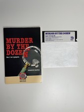 Vintage Apple II Murder by the Dozen 5.25 Floppy + Detective Manual Thunder Mtn picture