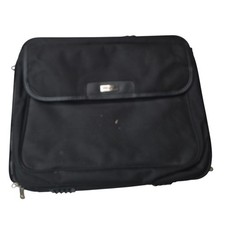 Targus Black Nylon Laptop Briefcase Messenger Bag 16 Inch Work Travel Case B3 picture