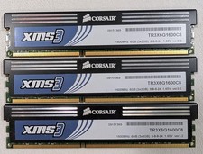 Corsair XMS3 6GB (3x2GB) DDR3 1600MHz RAM Kit TR3X6G1600C8 240-Pin C8 Memory picture