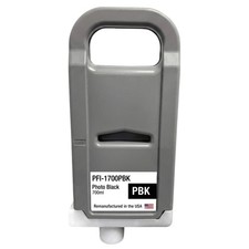 Compatible Ink Cartridge for Canon PFI-1700PBK Photo Black 700ml-USA picture