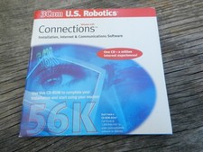 3Com US Robotics Connections PC Software CD-ROM Drivers install disc picture