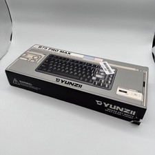 YUNZII B75 Pro Max 75% Wired Mechanical Keyboard Knob Screen Black Aluminum picture