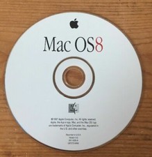 Vintage 1997 Mac OS 8 v8.0 Macintosh Software Install Installation Disc CD picture