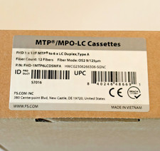New FS FHD-1MTP6LCDSMFA MTP-12 Plug to 6 x LC Duplex (blue) Cassette OS2 Type A picture