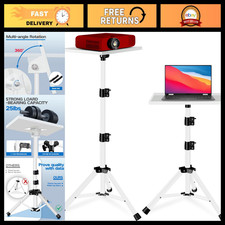 Adjustable Projector Stand & Laptop Tripod with Phone Holder for Outdoor & Home picture