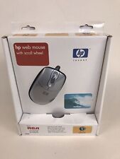 NOS Vintage 2001 HP web mouse with scroll wheel usb with ps/2 adapter new picture
