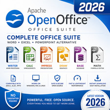 Open Office Home and Student 2026 - Office Software Suite for Windows USB picture