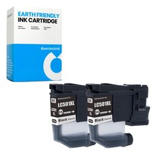 OSI Compatible 2-Pack LC501XLBK Ink Cartridges fits Brother MFC-J1360DW J1410DW picture