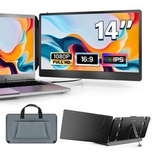 14 Laptop Monitor Extender Fhd 1080p Ips Dual Laptop Screen Extender Hdmi/usba/ picture