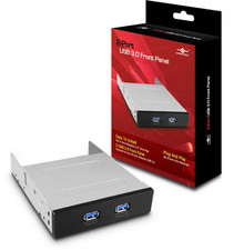 NEW VANTEC 2-Port USB 3.0 Front Panel - Easy To Install, Fits 3.5