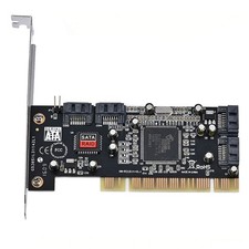PCI To 4-port SATA Expansion Card SiI3114 Chip RAID Controller for SSD Drive picture