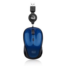Adesso USB Retractable Mini Mouse Blue picture
