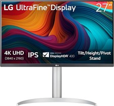 LG 27UP650K-W 27-inch 4K UHD IPS Computer Monitor 60Hz 5ms DisplayHDR 400 picture