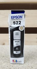 Epson T522 EcoTank Genuine Ink Ultra-high Capacity Black Bottle NEW SEALED 04/27 picture