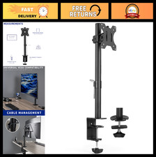 Heavy Duty LCD Monitor Desk Mount Stand, Fits 13-38