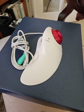 Logitech TrackMan Marble FX T-CJ12 Wired Trackball Mouse Tested WORKS picture