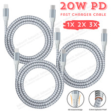 6/10Ft 20W PD Fast Charging Cable USB C Charger Cord For iPhone 14 13 12 11 Pro picture