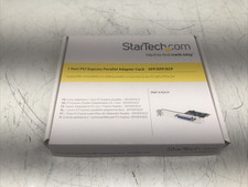 StarTech PCI Express Parallel Adapter Card PCIe PEX1P OPEN BOX picture