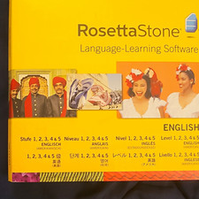 Rosetta Stone Language-Learning Software English Language Course Levels 1-5 picture