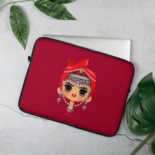Laptop / Computer Sleeve / Case/ Laptop Cover / Cute Girl Frida picture