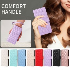 Leather Strap Grid Wallet Cover Case for Google Pixel 10 9 8 7 6 Pro 8A 10A 9A picture