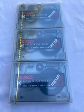Maxell DC-6525 Data Cartridge 1020 Feet 525 MB - New Sealed - 3-Pack picture