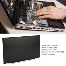 LCD Display Panel 1366x768 14 Inch LCD Screen Replacement Glossy For Repairing picture