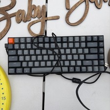 KEYCHRON K12 WIRELESS MECHANICAL KEYBOARD SWITCHES - BLACK/GRAY picture