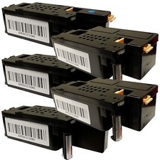 5 Pack Color Toner Set  Fits Dell C1660W, C1660, C1660CNW picture