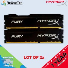 Kingston HyperX Fury 8GB (2x4GB) PC3-12800 DDR3 Desktop RAM | HX316C10FBK2/8 picture