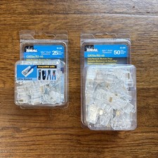 IDEAL CAT5e/RJ-45, 50 Pack & 25 Pack, Data/Network Modular Plugs SEALED (85-396) picture