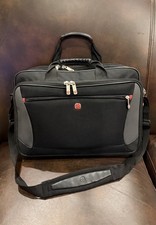 Swissgear Wenger Men’s Black Messenger  Laptop Office Bag -16” L x 12”H x 6”W picture