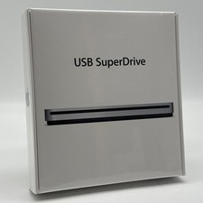 GENUINE OFFICIAL APPLE USB SUPERDRIVE EXTERNAL CD DVD DRIVE MD564LL/A A1379 picture