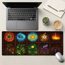 1pc 2D FLAT Fantasy Magic Array Printed Mouse Pad - Polyester Surface Gaming a picture