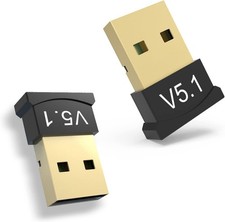 2 Pack Bluetooth Adapter for PC, USB Bluetooth Adapter 5.1 EDR, BT Dongle picture