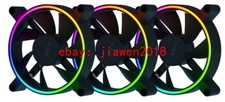 3PCS Razer Kunai Chroma 140mm 1600RPM Max ARGB and PWM Hydraulic Case Fans picture