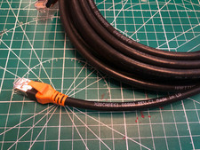 ETHERNET POWERLINK CABLE, CAT5, RJ45, 8 METER LENGTH, PREMIUM, BRAND NEW picture