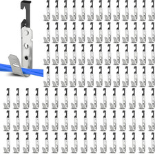 50 Pcs Metal J Hooks Cable Support 3/4 Inch j Hook Hangers picture