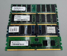 Lot Of 4 MIX 256MB DDR 266MHz/400MHz PC3200/PC2100/PC2700 Desktop RAM Module B picture