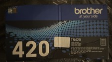 Genuine OEM Brother TN420 Black Toner Cartridge ~ OPEN BOX New picture