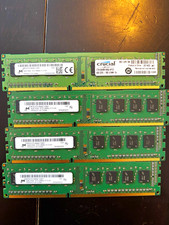 Micron 16GB(4x4GB) DDR3-1600 PC3-12800U 240-Pin DIMM Non-ECC Unbuffered UNTESTED picture