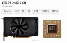 XFX AMD Radeon R7 260X 2GB GDDR5 Graphics Card✅DP HDMI 2x DVI✅ picture