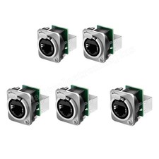 5PCS Compatible for Neutrik NE8FDP Ethercon RJ45 Cat5 D Series Feed Through Jack picture