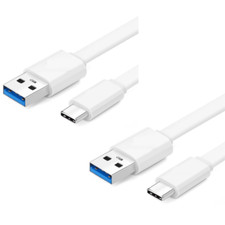 2 Pack 4ft USB C to A Cable Fast Charge Data Sync USB 3.1 Gen 1 Cord Set picture