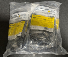 NEW Lot of 10 StarTech 6ft Coax Low Profile High Resolution VGA Cables picture