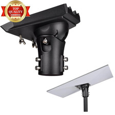 Adjustable Pipe Adapter for Starlink Gen 3/Standard 4/4X Dish,Black | Pole Mount picture
